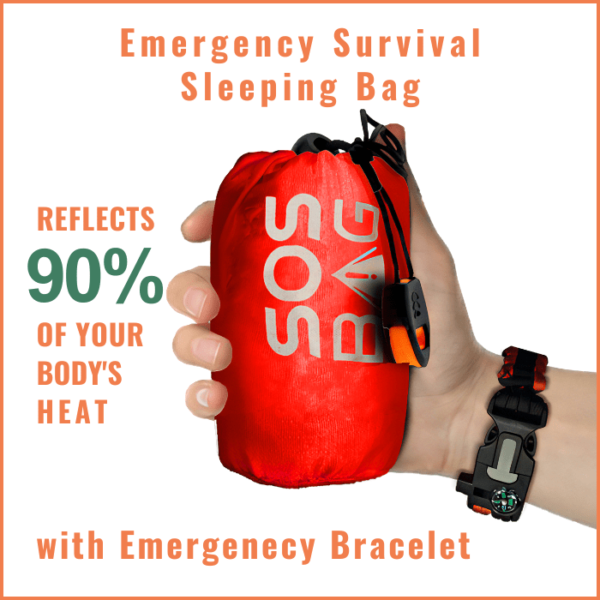 Insulated Emergency Sleeping Bag for Survival Situations